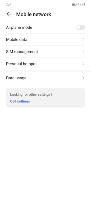 Select Mobile data