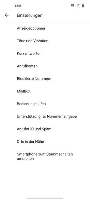 Wählen Sie Mailbox