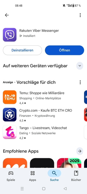 Wählen Sie Öffnen