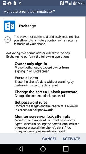 Select ACTIVATE