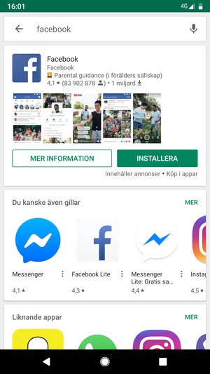 Välj appen
