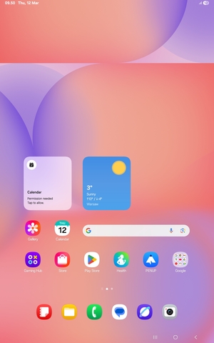 Select the Recent apps button