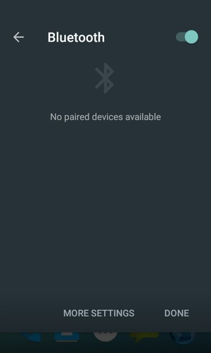 Turn off Bluetooth