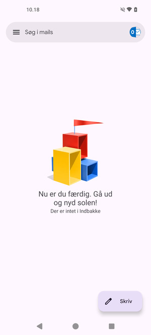 Din Hotmail er klar til brug