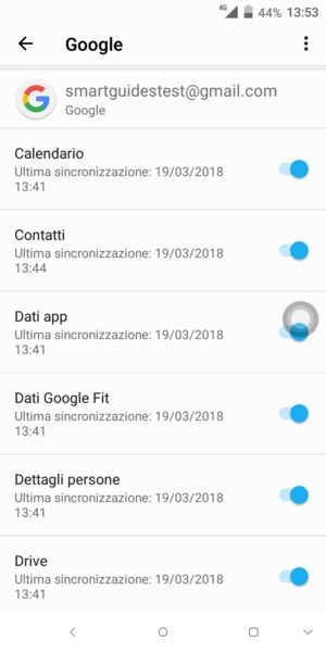 Seleziona il tasto Menu