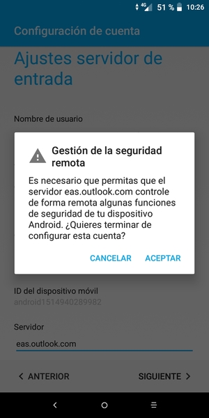 Seleccione ACEPTAR