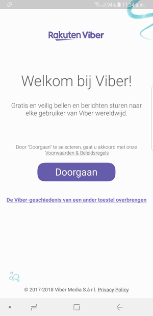 Uw app is klaar voor gebruik