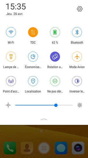 Régler la luminosité au niveau souhaité
