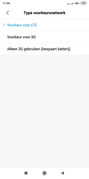 Selecteer uw voorkeursoptie