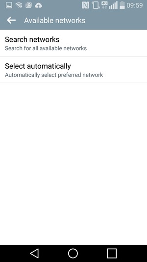 Select Search networks