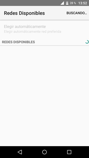 Espere a que la búsqueda termine