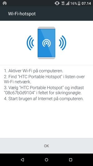 Vælg OK