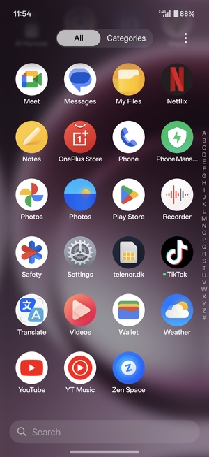 Scroll to and select Settings