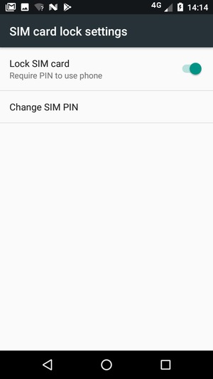 Select Change SIM PIN