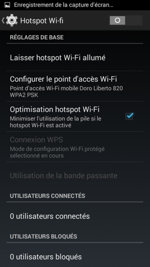 Sélectionnez Configurer le point d'accès Wi-Fi