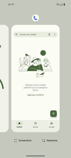 Scorri verso l'alto le app per chiuderle
