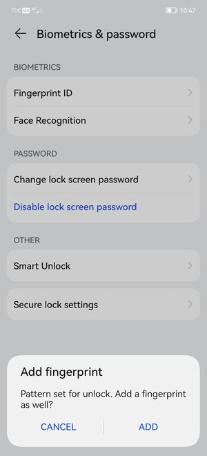 Select CANCEL