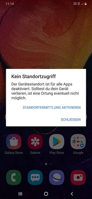 Wählen Sie SCHLIESSEN