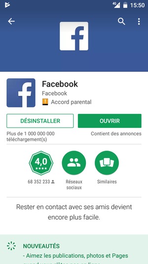 Sélectionnez OUVRIR