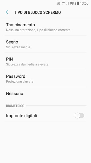 Seleziona Segno