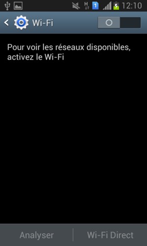 Activer le Wi-Fi