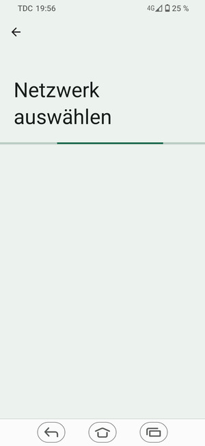 Warten Sie, bis die Suche abgeschlossen ist