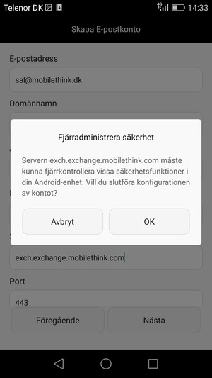 Välj OK