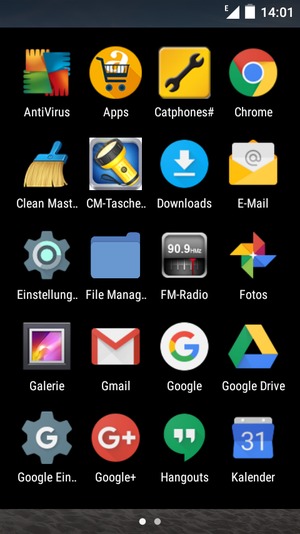 Wählen Sie E-Mail