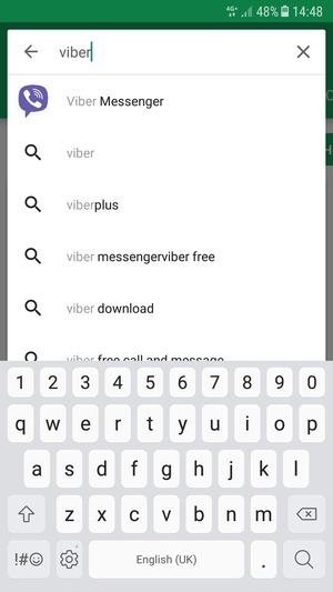 Enter the app name and select Search
