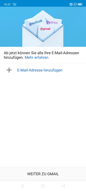 Wählen Sie E-Mail-Adresse hinzufügen