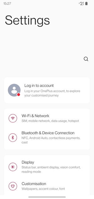 Select Wi-Fi & Network