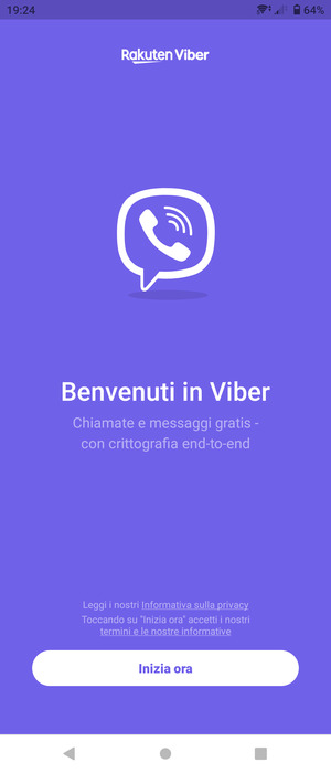 L'app è pronta per l'uso