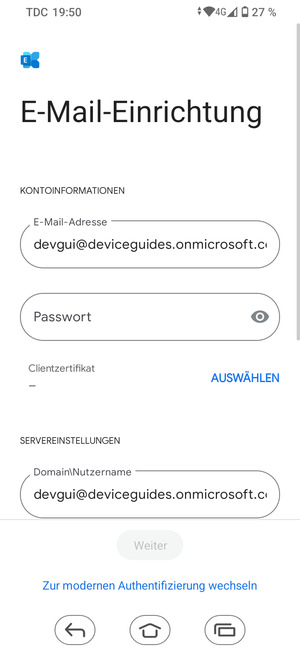 Geben Sie Ihr Passwort ein