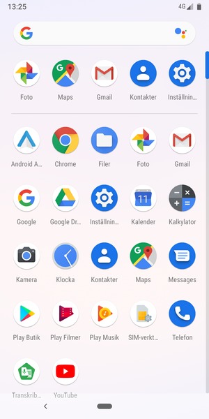 Välj Gmail