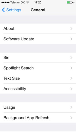 Select Software Update