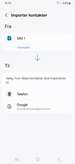 Vælg Google