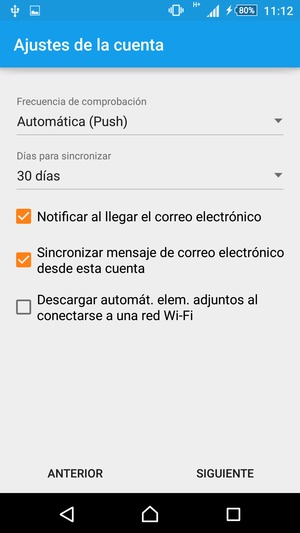 Seleccione SIGUIENTE