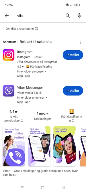 Velg app