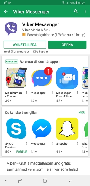 Välj ÖPPNA
