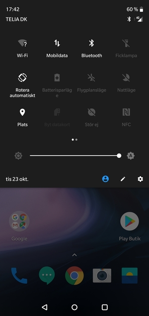 Stäng av Wi-Fi och Bluetooth