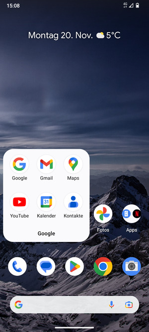 Wählen Sie Gmail