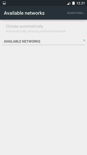 Vent til søket er ferdig