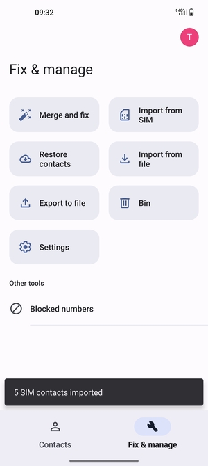 Your contacts will be saved to your Google account and saved to your phone the next time Google is synced.