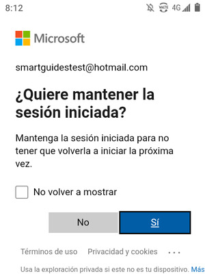 Seleccione la opción deseada