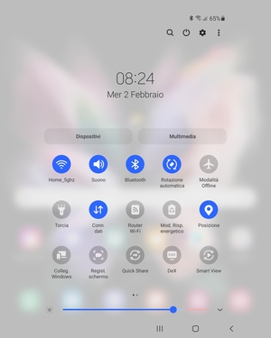 Disattiva Wi-Fi e Bluetooth