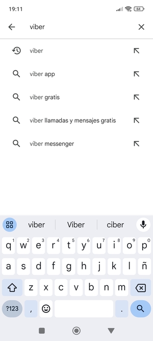 Introduzca el nombre de la aplicación y seleccione Buscar