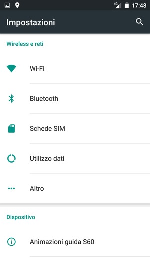 Seleziona Altro