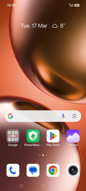 Swipe up