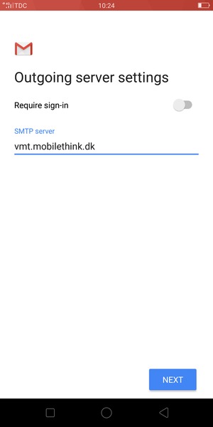 Turn off Require sign-in and select NEXT