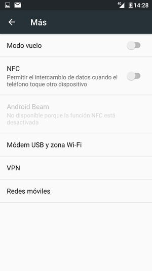 Seleccione Redes móviles